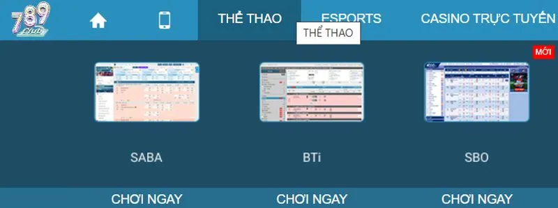 Tổng quan sảnh cược thể thao SABA Esports 789club