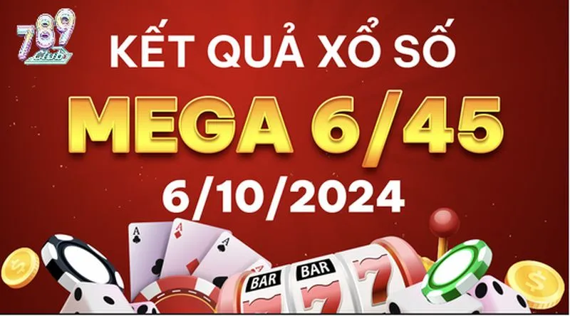 Tổng quan xổ số mega 6/45 789club siêu hot hit