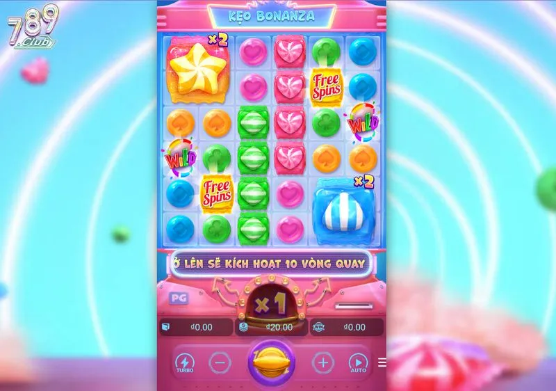 Các công cụ hỗ trợ người chơi trong Candy Bonanza 789club