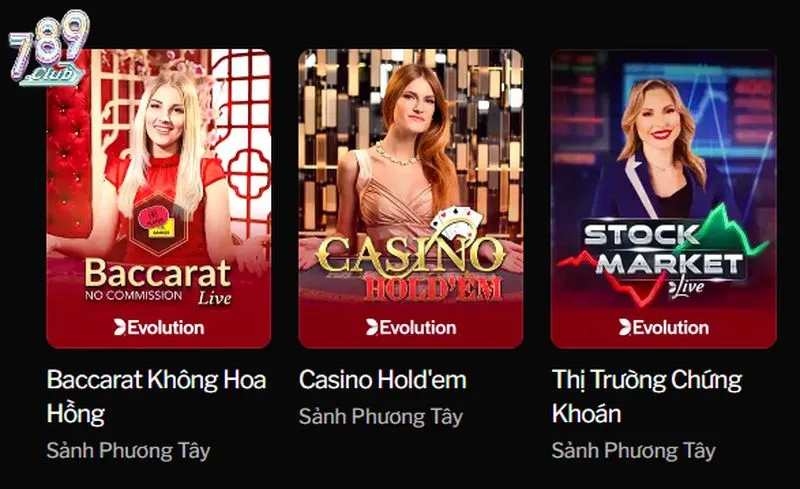 Tổng quan game Casino Hold’em 789club